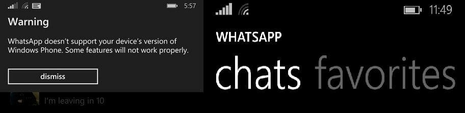 Whatapp Broken and Working