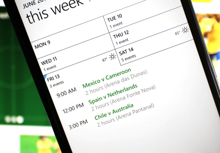 FIFA World Cup 2014 Calendar Look