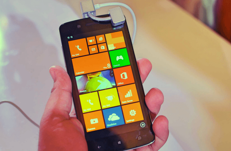 Micromax Canvas Win W121 front