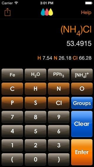 ChemTrix Chemistry Calculator