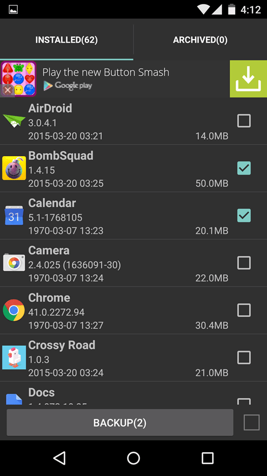 Backup-Android-Apps