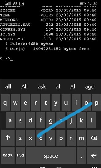 MS DOS-Windows Phone-3