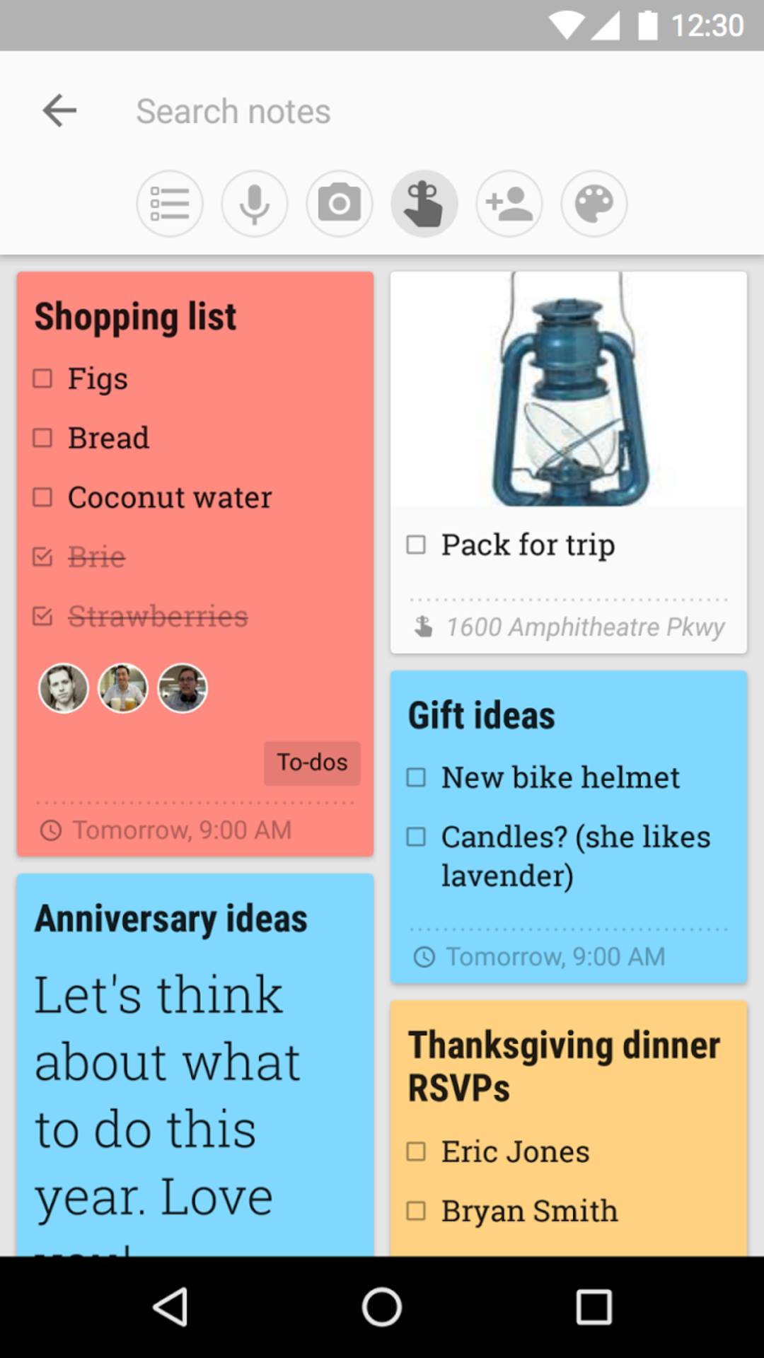 Google Keep Reminder App