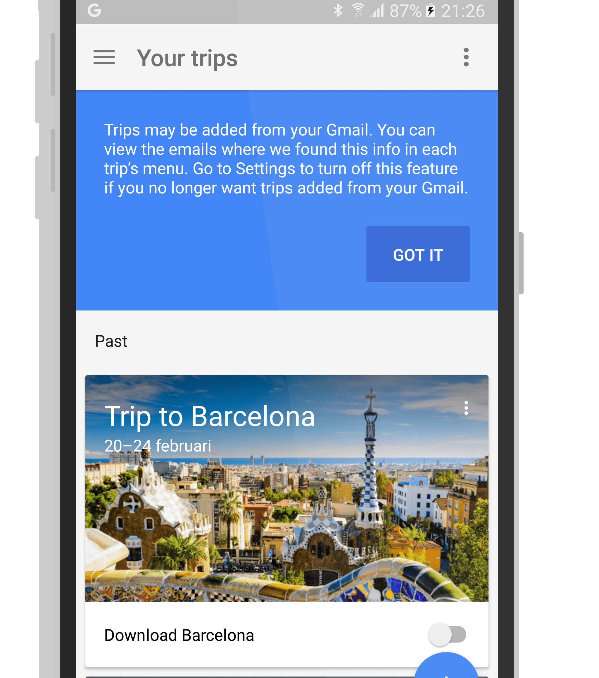 Download Google Trips 0.0.26 APK for Android Phone or Tablet - 2049 x 2317 png 1672kB