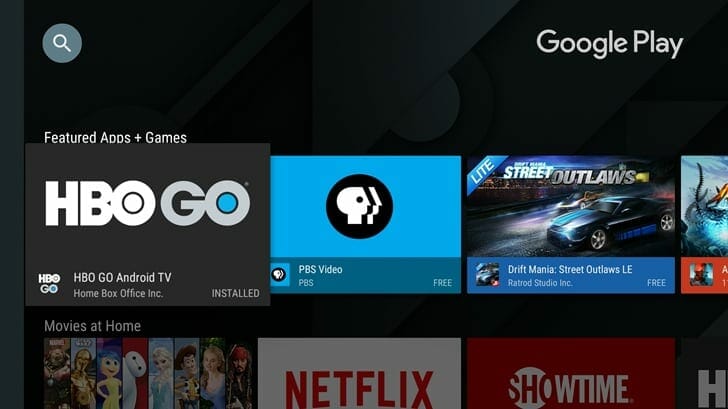 google apk android tv