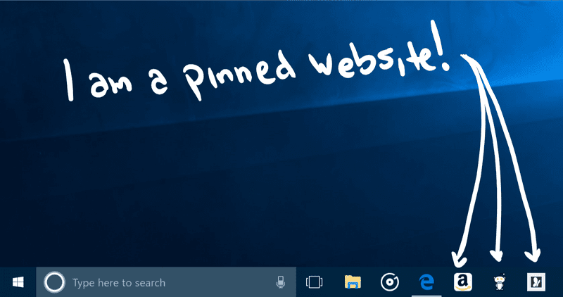 Windows 10 websites