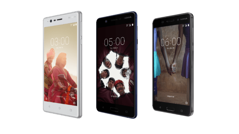 Nokia Phones 3, 5 and 6