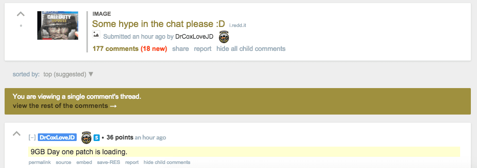 The Call of Duty WW2 PS4 Day One Patch is gonna need some time to download. 