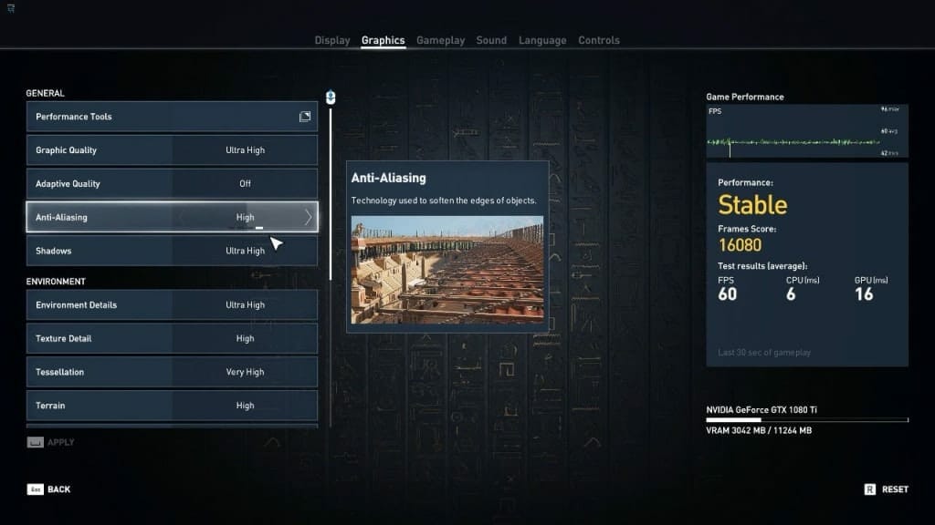Assassins Creed Origins PC Settings - 2