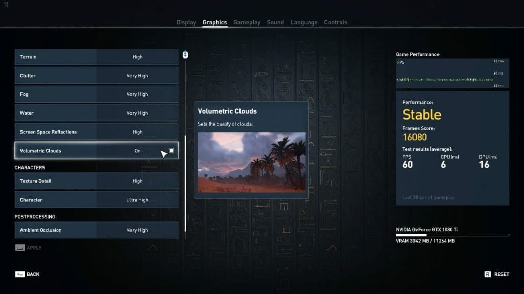 Assassins Creed Origins PC Settings - 3
