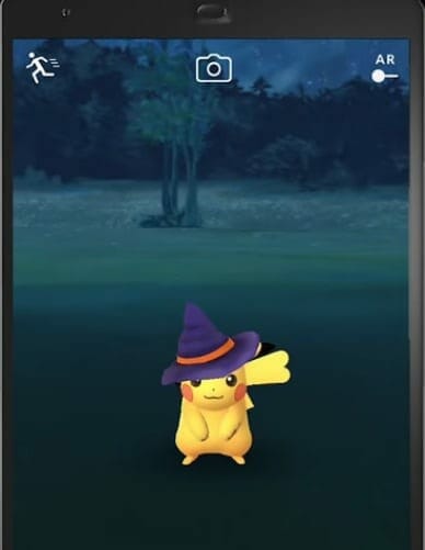 Pokemon Go Halloween Event 2017, Pikachu Witch Hat
