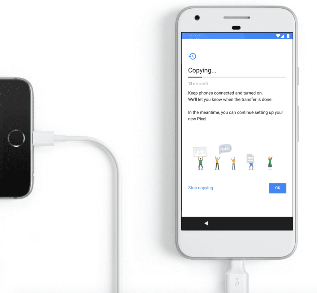 Switch from iPhone to Google Pixel 2