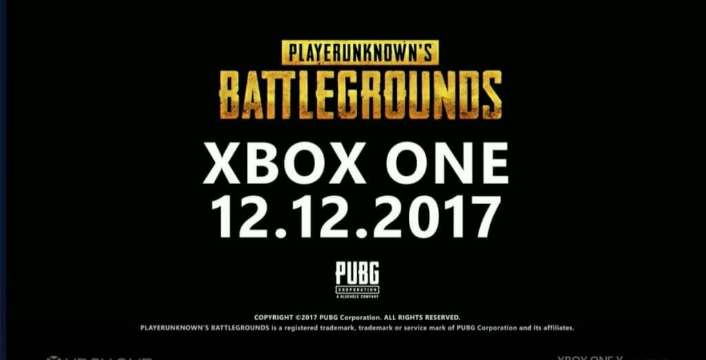 Playerunknown's Battlegrounds Xbox One Release Date confirmed. 