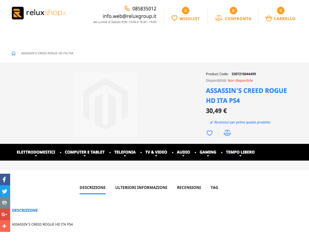 RUMOR: Assassins Creed Rogue HD PS4 and Xbox One Store Listing Spotted 