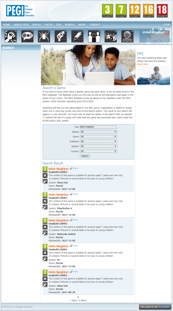 Hello Neighbor For Switch