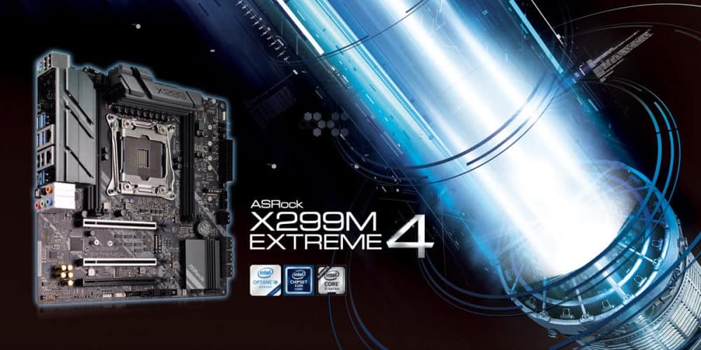 ASRock X299M Extreme4 MicroATX Motherboard Revealed