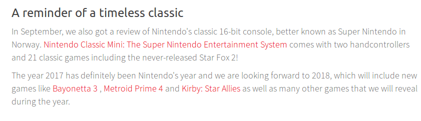 Rumor: Bayonetta 3 Coming in 2018 Along With Metroid Prime 4