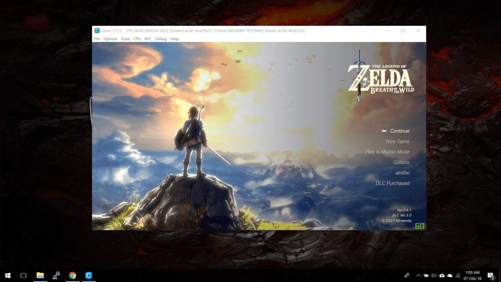 breath of the wild rom download cemu