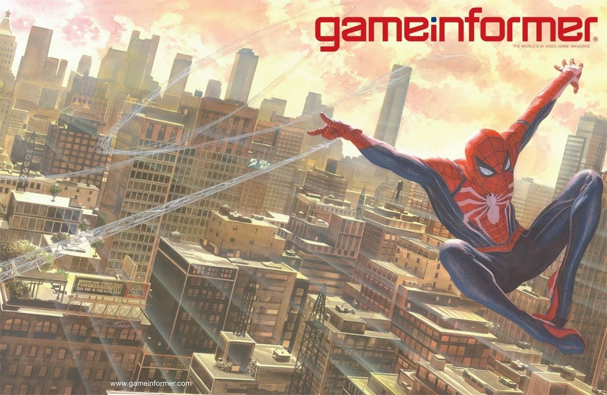Spider-Man Game Informer Cover