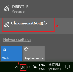 to Setup / Install Chromecast Windows 10 PC