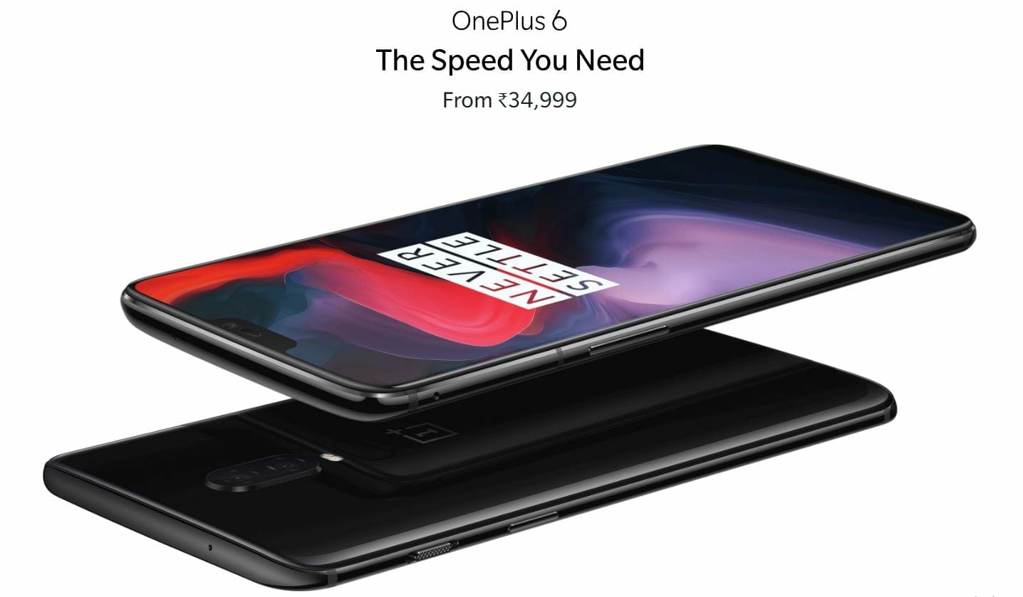 One plus 6 price in india