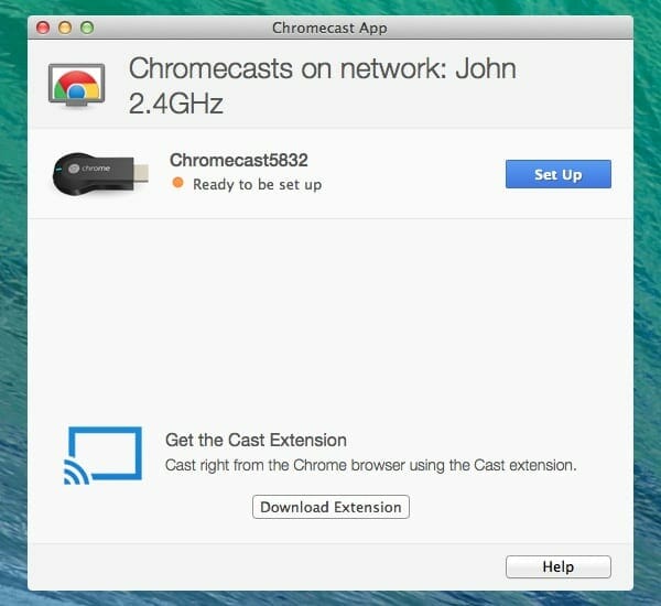 Chromecast on MacOS