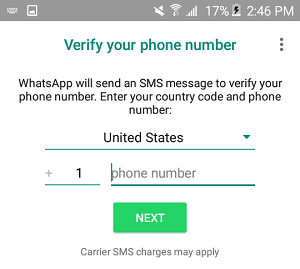 use whatsapp without phone number or sim verification