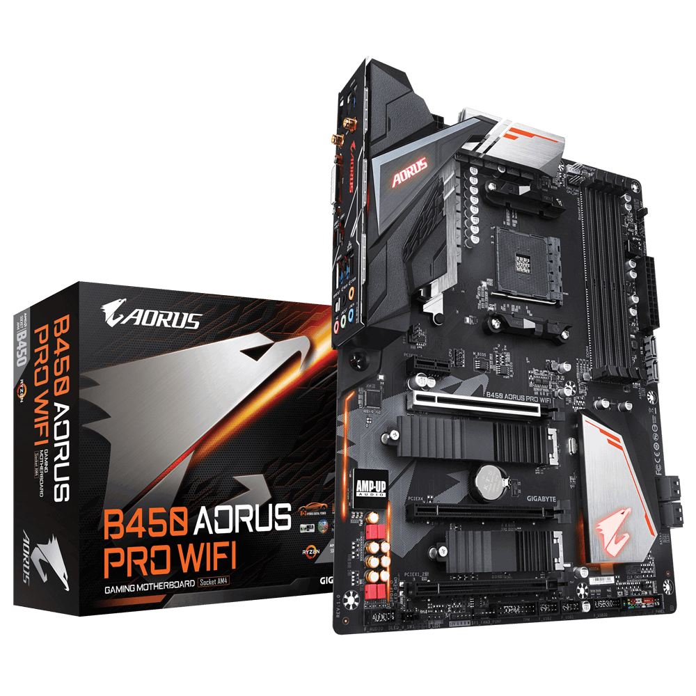 Gigabyte AMD B450 Motherboards