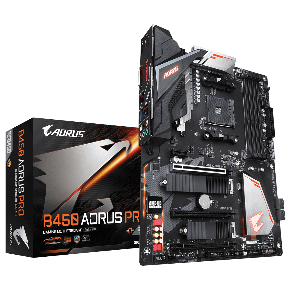 Gigabyte AMD B450 Motherboards