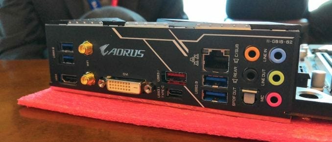 Gigabyte B450 Aorus Motherboard IO options
