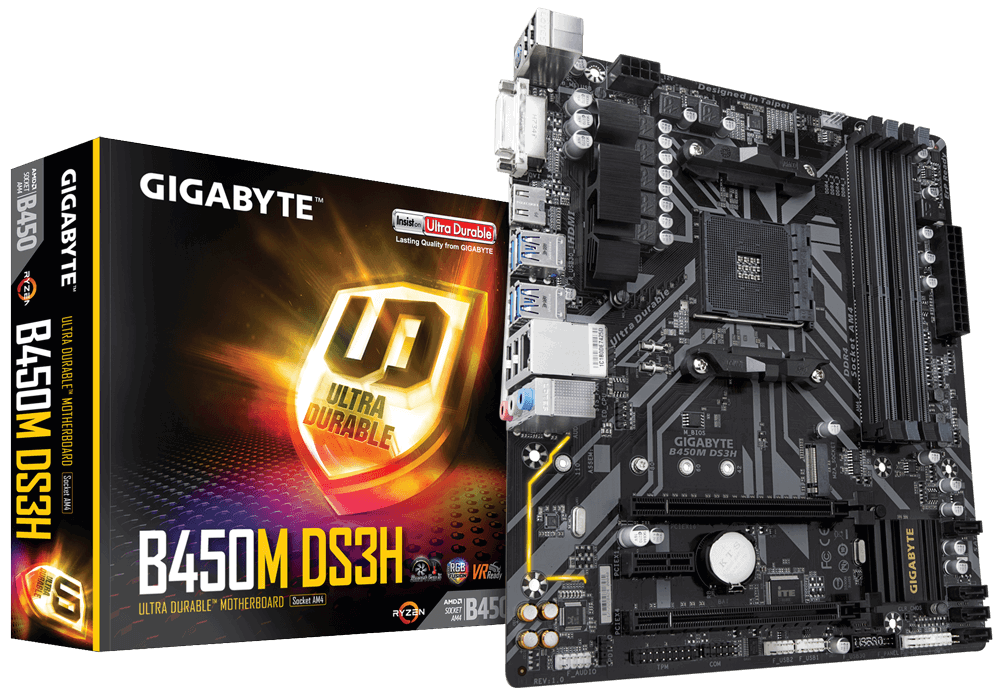 Gigabyte AMD B450 Motherboards