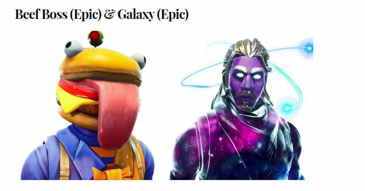 Fortnite Leaked Skins in v5.20