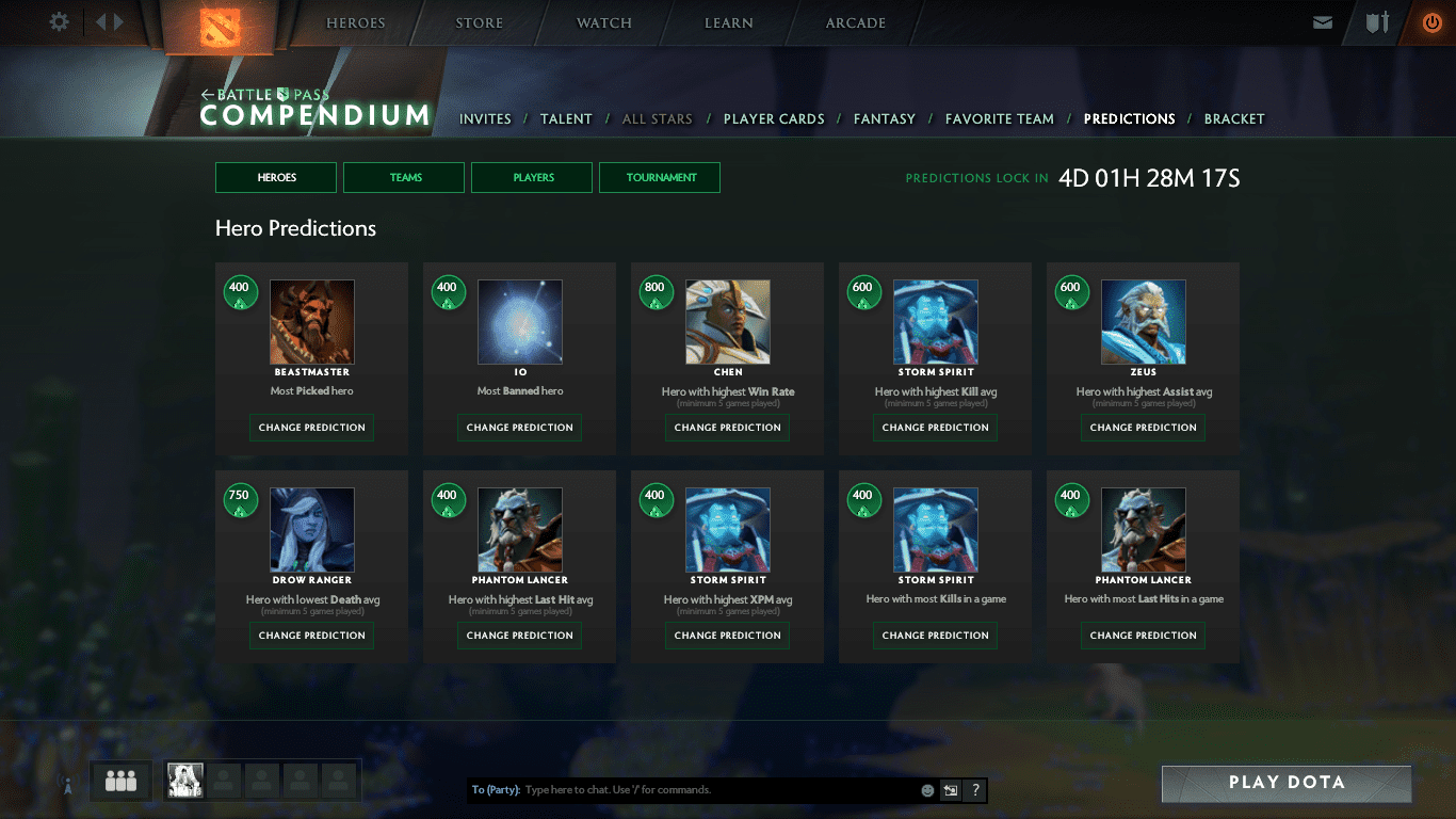 OpenDota Predictions for TI8 (1)