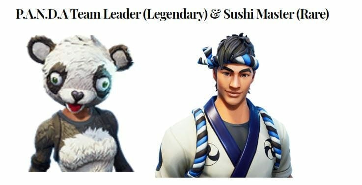 Fortnite Leaked Skins in v5.20