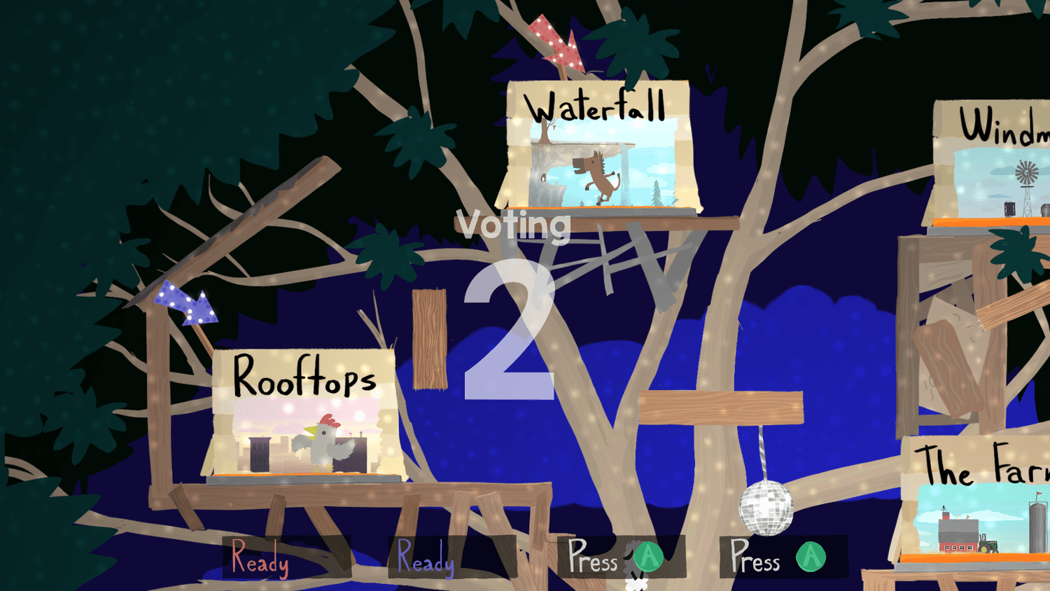 Ultimate Chicken Horse Screenshot