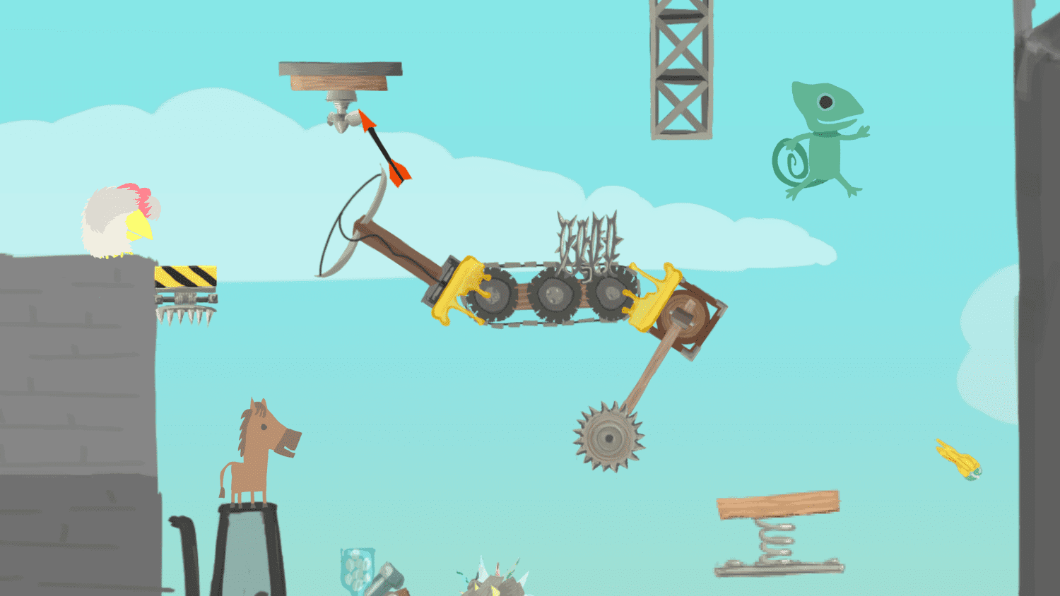 Ultimate Chicken Horse Screenshot