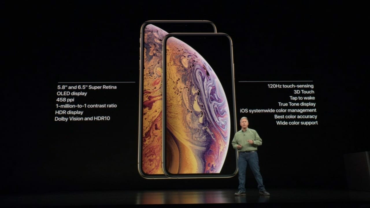 Apple iPhone XS and XS Max Display