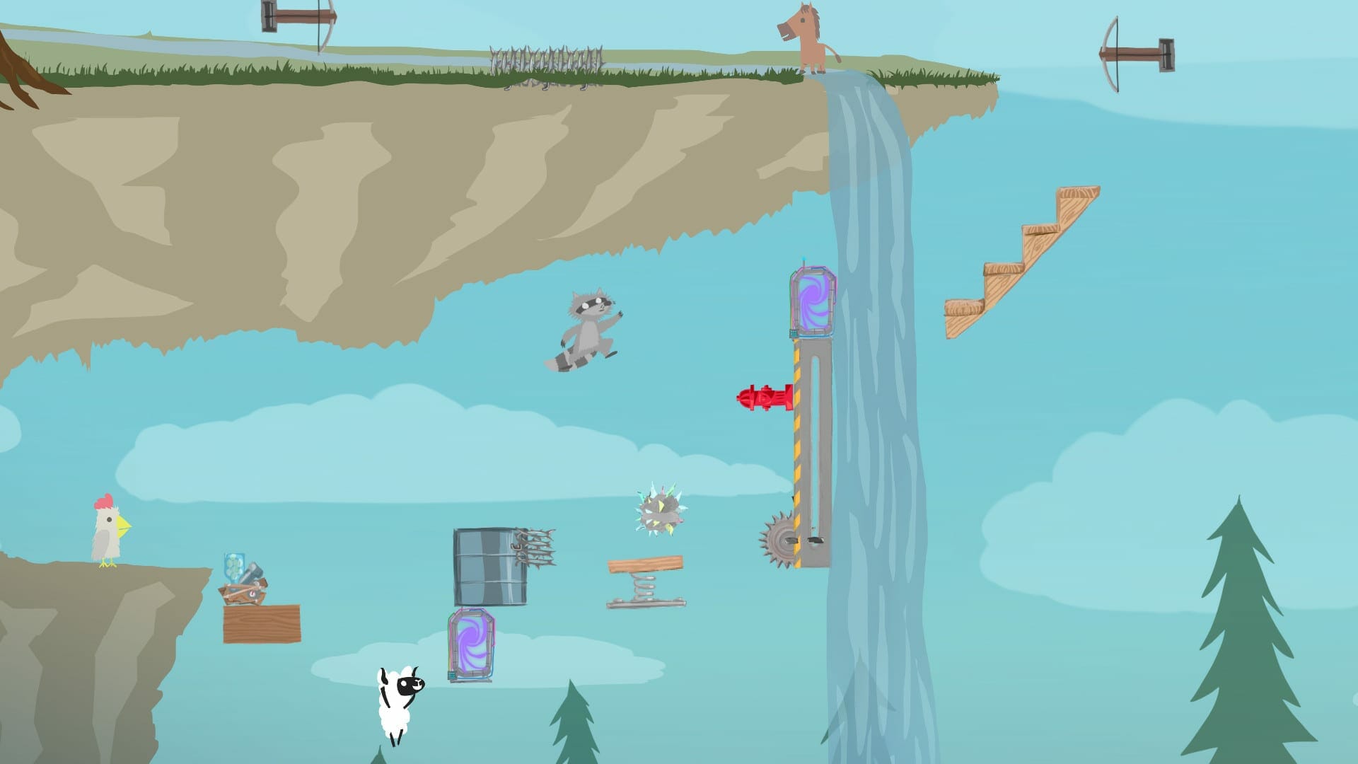 Ultimate Chicken Horse Screenshot