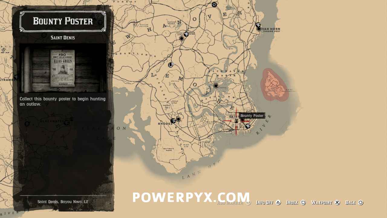 Red Dead Redemption 2 Bounty Locations Guide