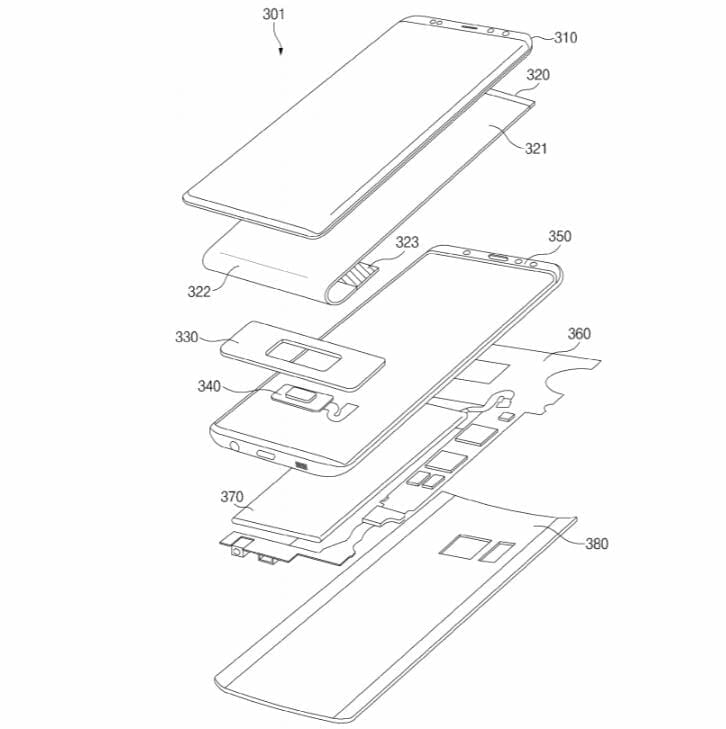 Samsung Patent for Galaxy S10