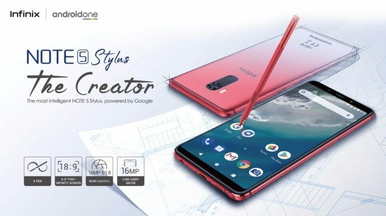 Infinix Note 5 stylus