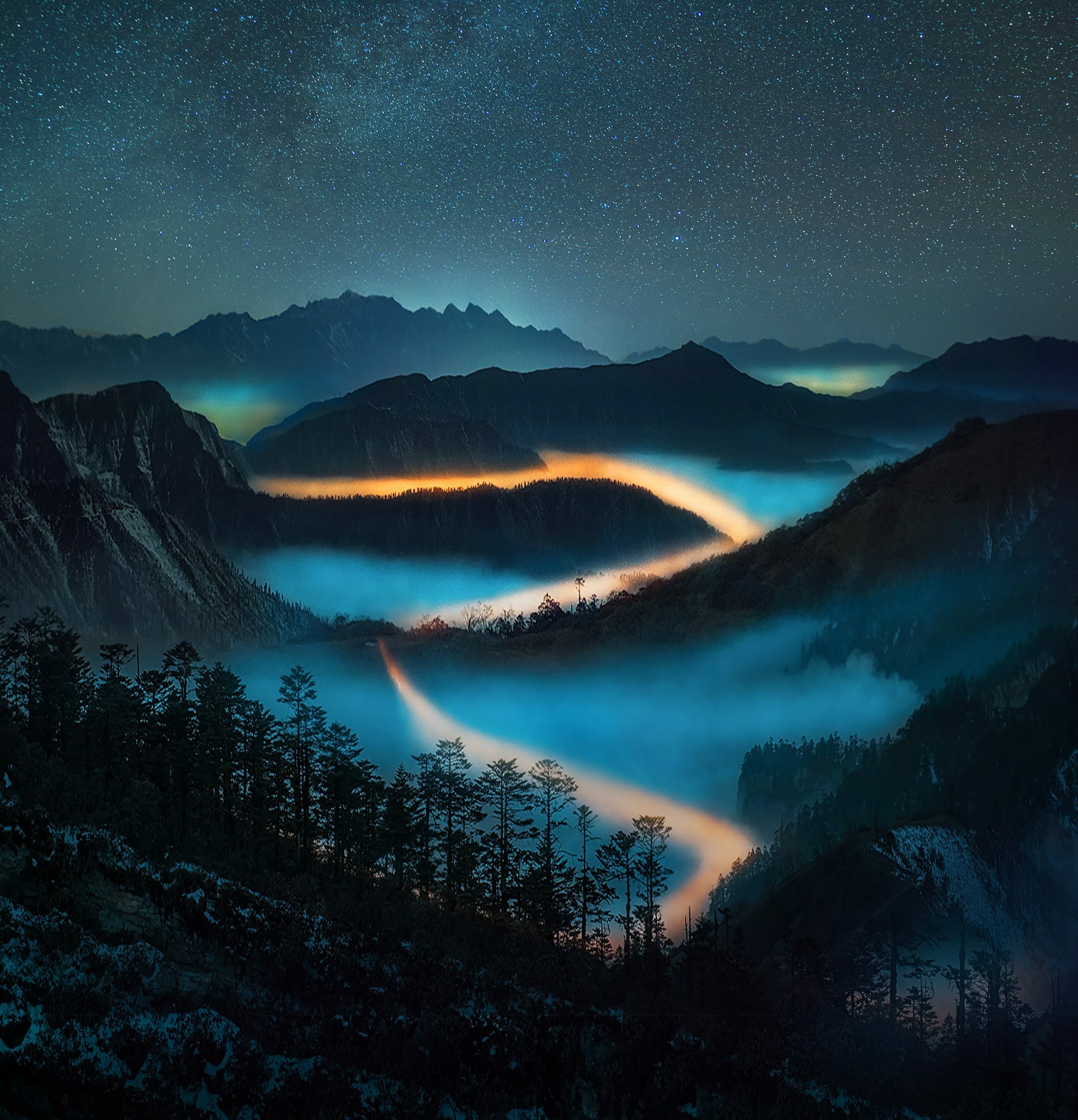 Huawei Mate 20 Pro and Mate 20 X Stock Wallpapers