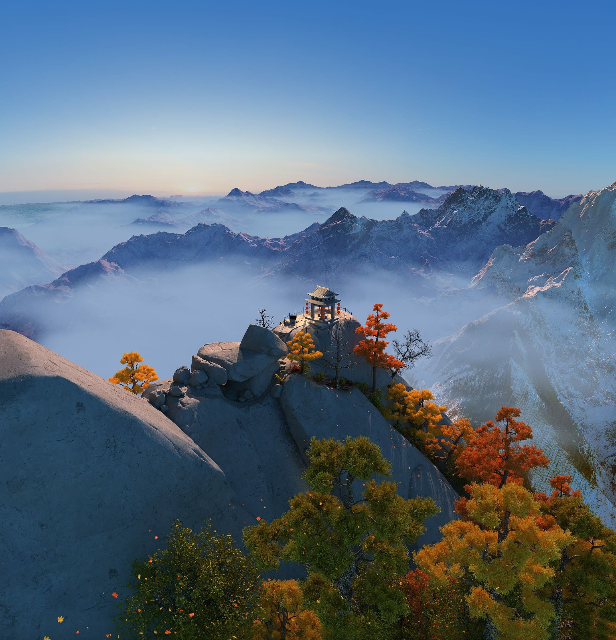 Huawei Mate 20 Pro and Mate 20 X Stock Wallpapers