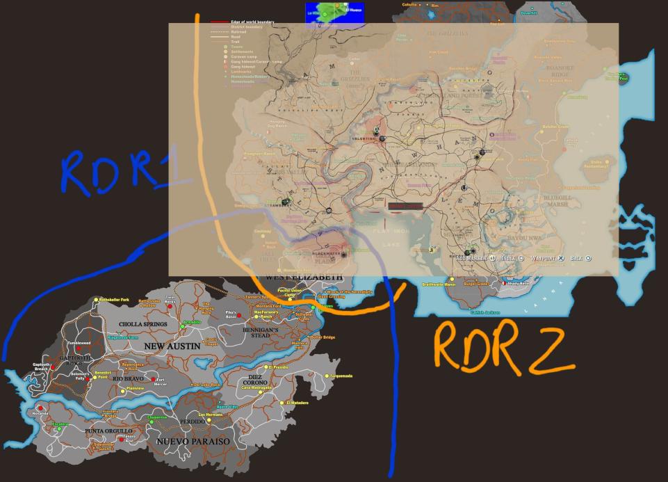 Red Dead Redemption 2 Map Confirmed