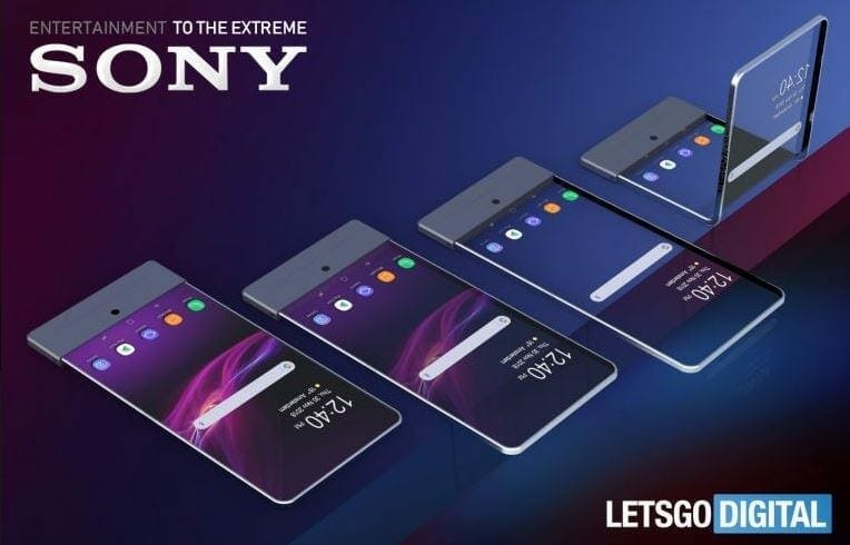Sony foldable phone