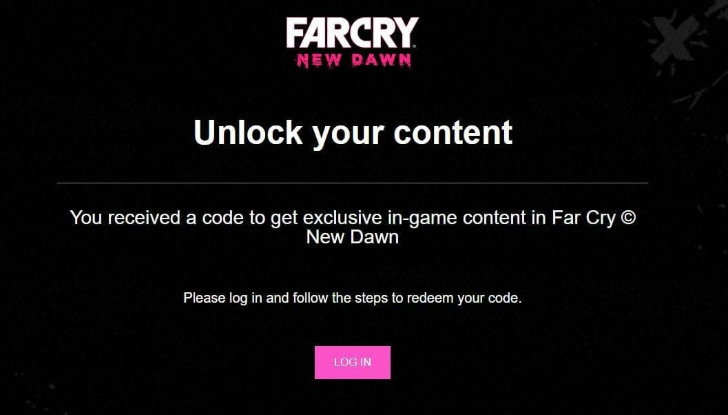 Far Cry New Dawn Pre-Order Bonus