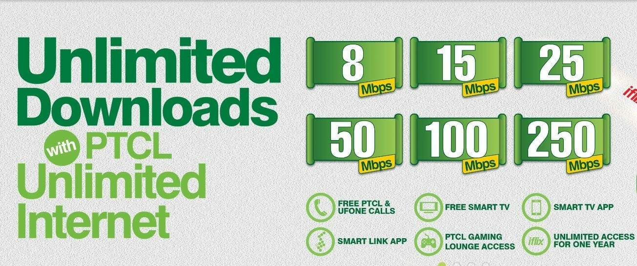 PTCL Internet Packages 2019: