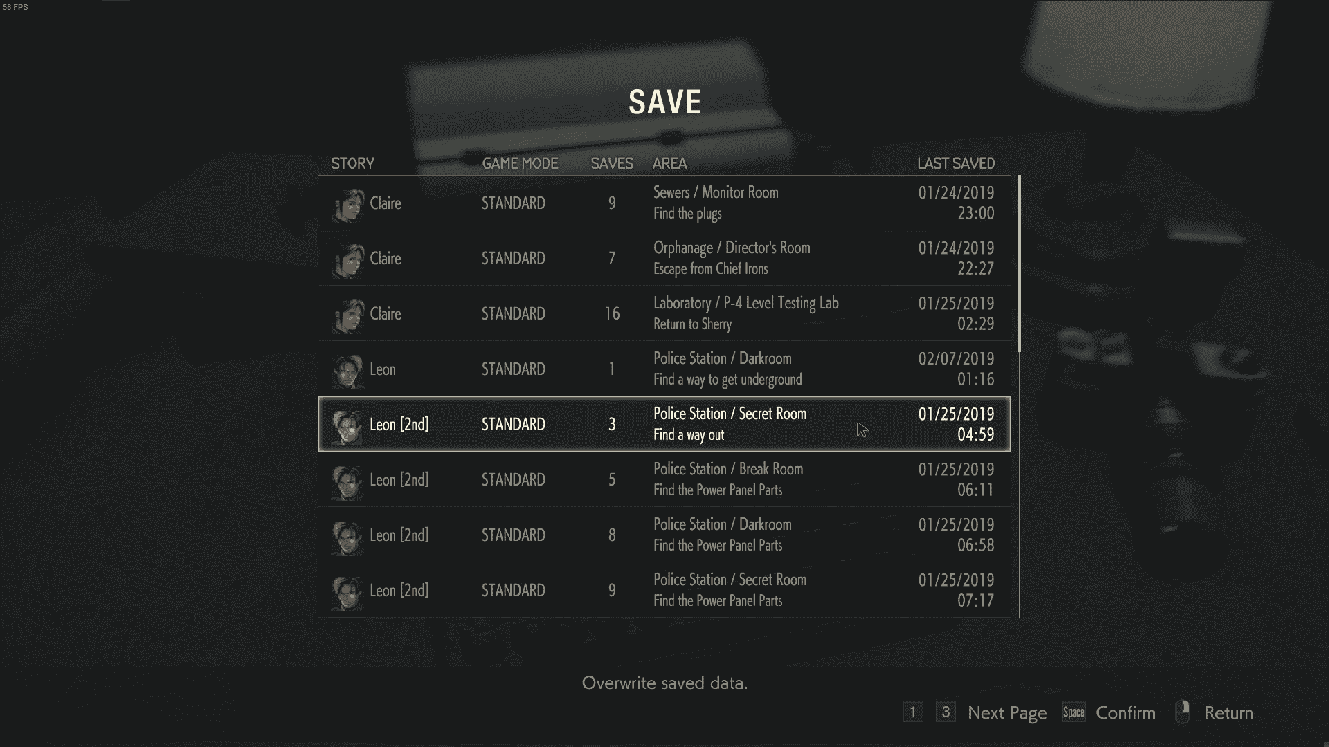 Resident Evil 2 Classic UI Mod