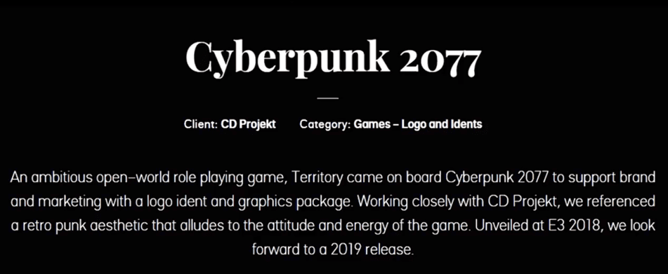 Cyberpunk 2077 release date