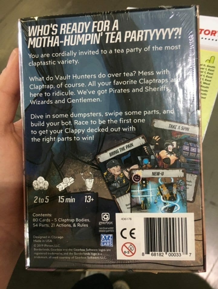 Borderlands Tiny Tina's Robot Tea Party